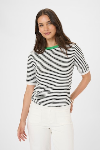 Kaffe Pullover 'KALizza' in Weiß: Vorderseite