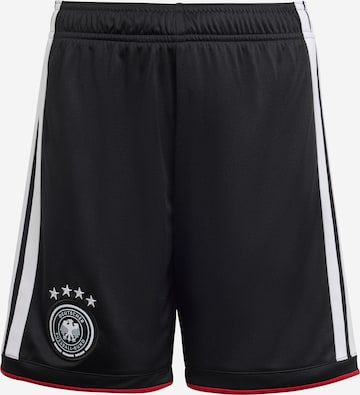 ADIDAS PERFORMANCE Regular Sports trousers 'Deutschland 26' in Black: front