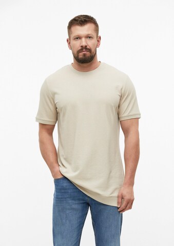 T-Shirt s.Oliver Men Tall Sizes en beige : devant
