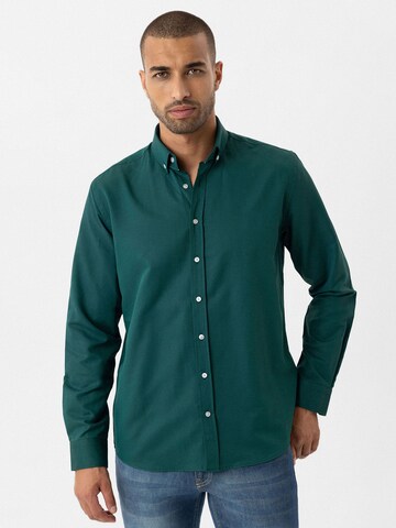 Dandalo Regular fit Overhemd in Blauw: voorkant