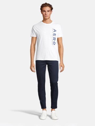 Coupe slim Pantalon chino AÉROPOSTALE en bleu