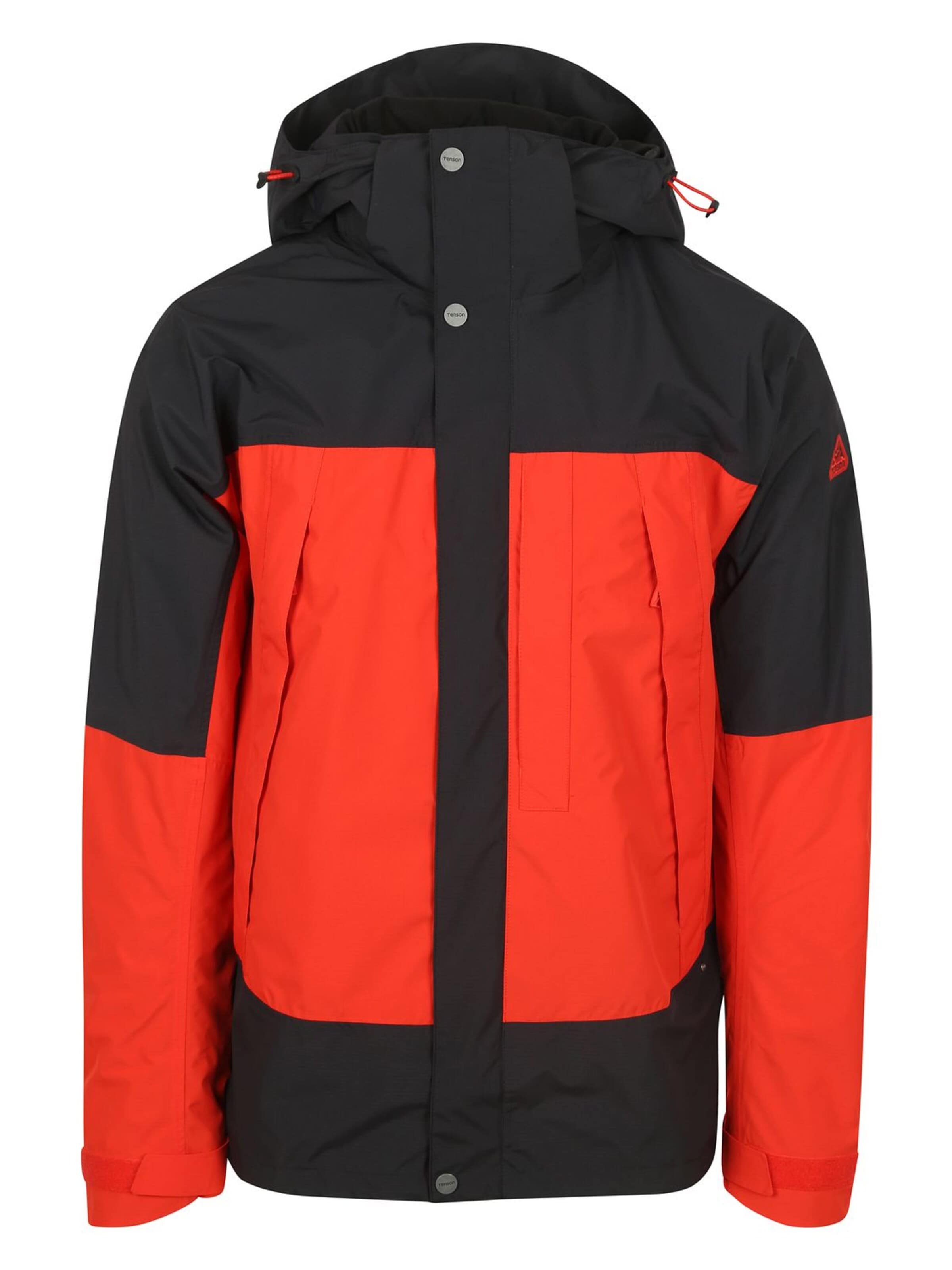 TENSON Winter Coat 'Himalaya' in Red: front