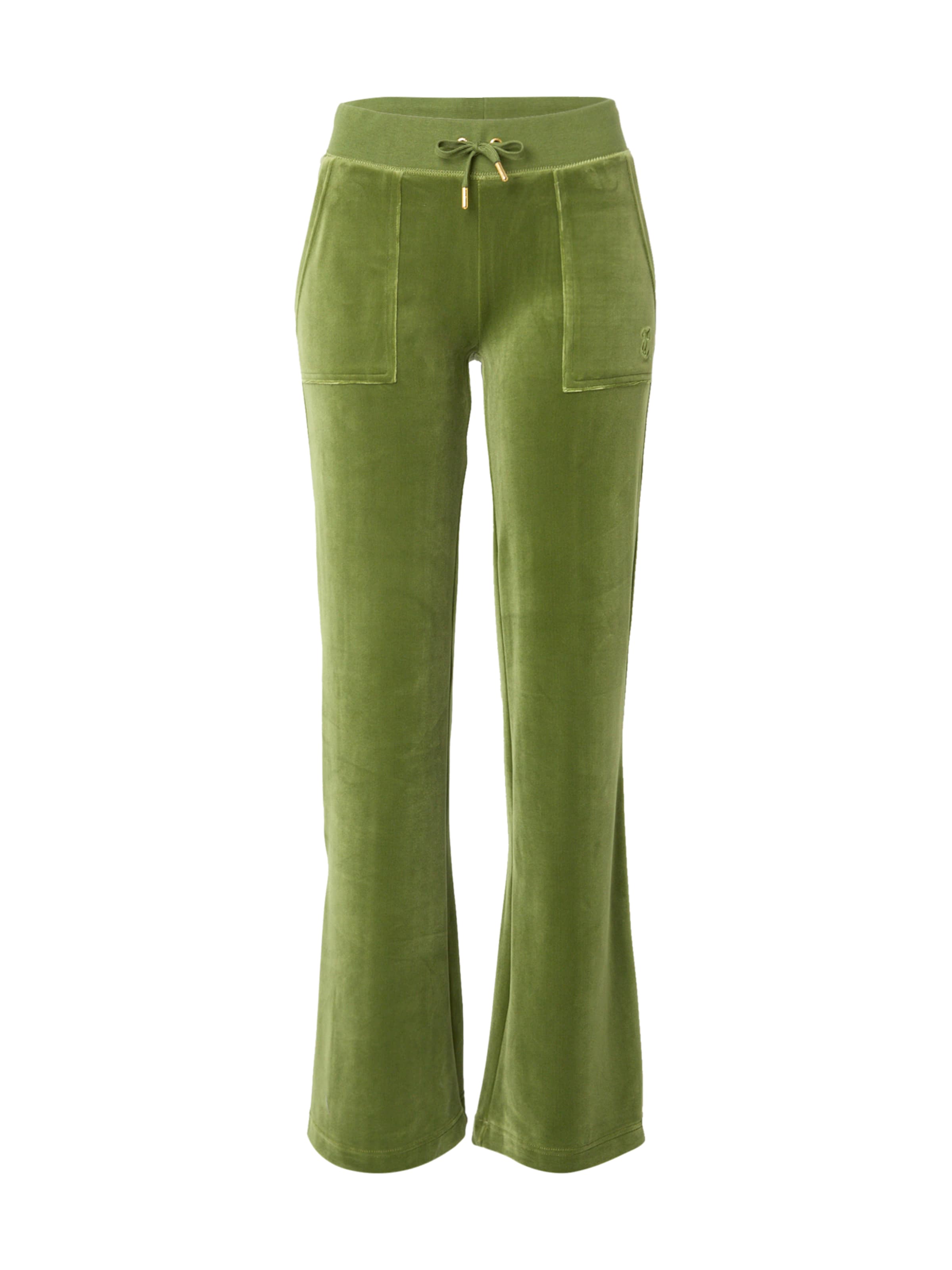 Juicy Couture Flared Hose 'Layla' in Grün: Vorderseite