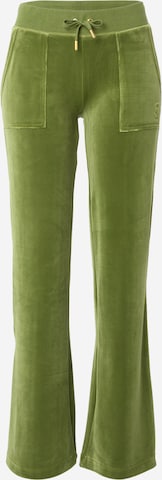 Juicy Couture Расклешенный Штаны 'Layla' в Зеленый: спереди