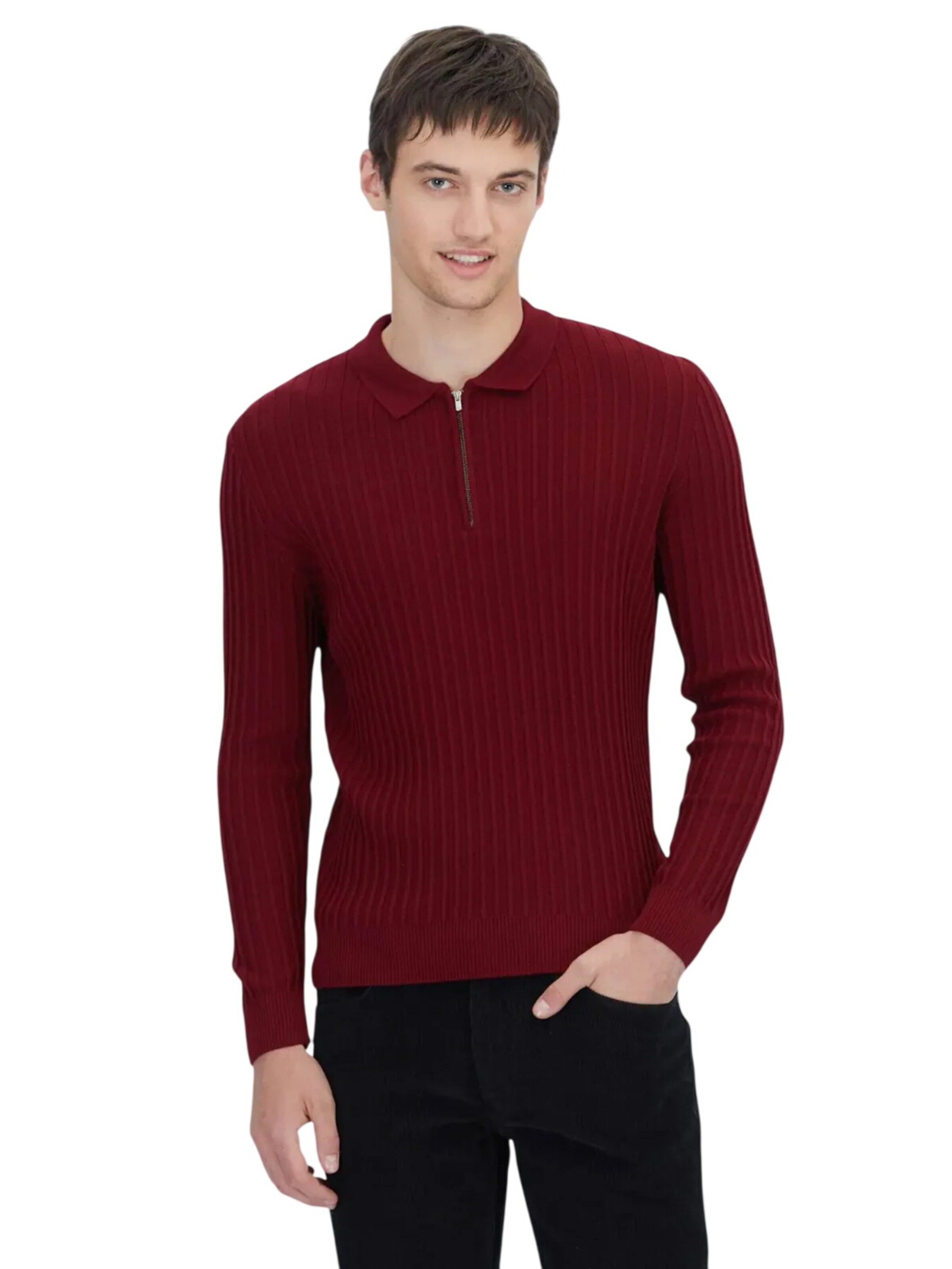 Pull-over KİP en rouge : devant