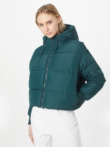 Monki Between-Season Jacket in Green: front