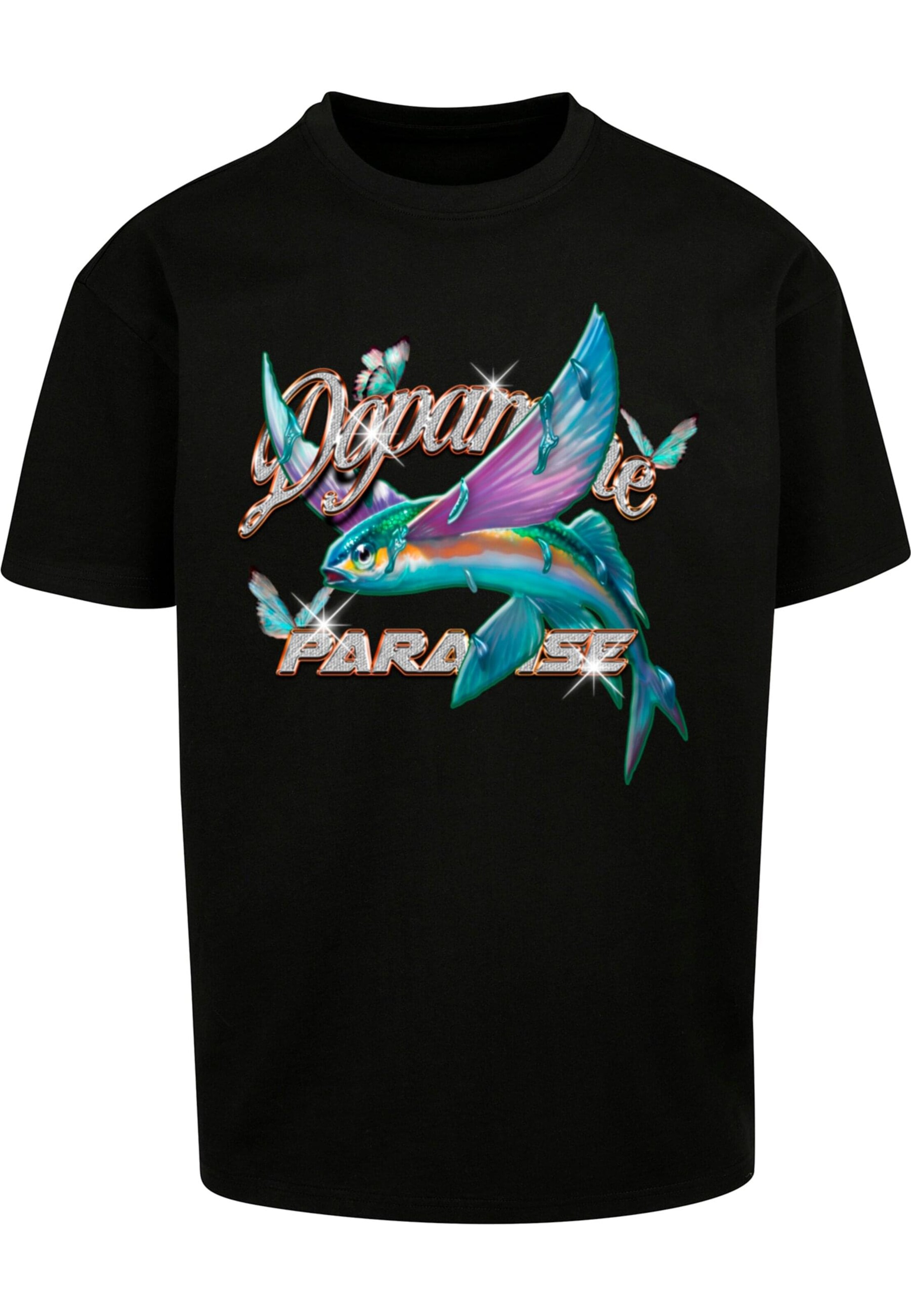 T-Shirt MT Upscale en noir : devant