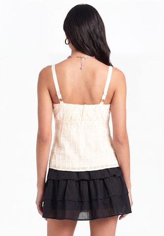 myMo at night - Top en blanco