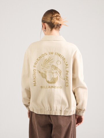 BILLABONG Φθινοπωρινό και ανοιξιάτικο μπουφάν 'Chill Time' σε μπεζ: μπροστά