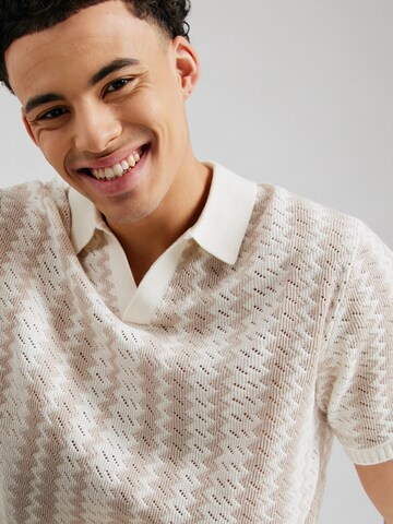 Pull-over HOLLISTER en blanc