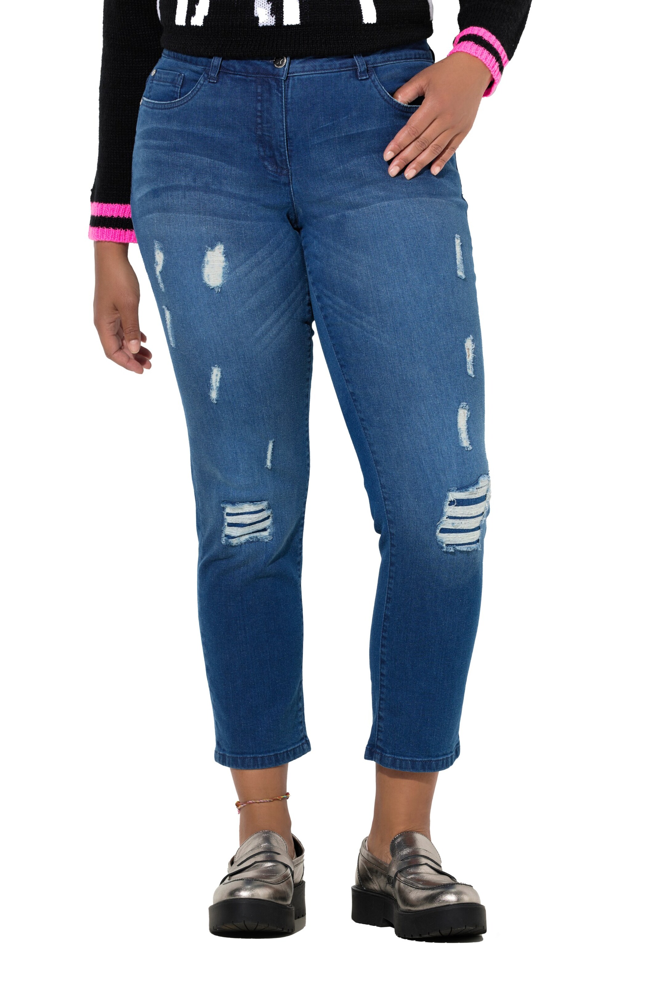 Angel of Style Regular Jeans in Blue: front