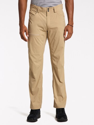 Haglöfs Regular Outdoor Pants 'Lite Standard' in Beige: front