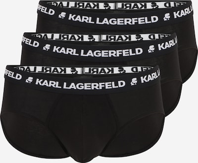 Karl Lagerfeld Spodnje hlačke | črna / bela barva, Prikaz izdelka