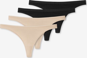 SCHIESSER Thong ' Serie 95-5 ' in Beige: front