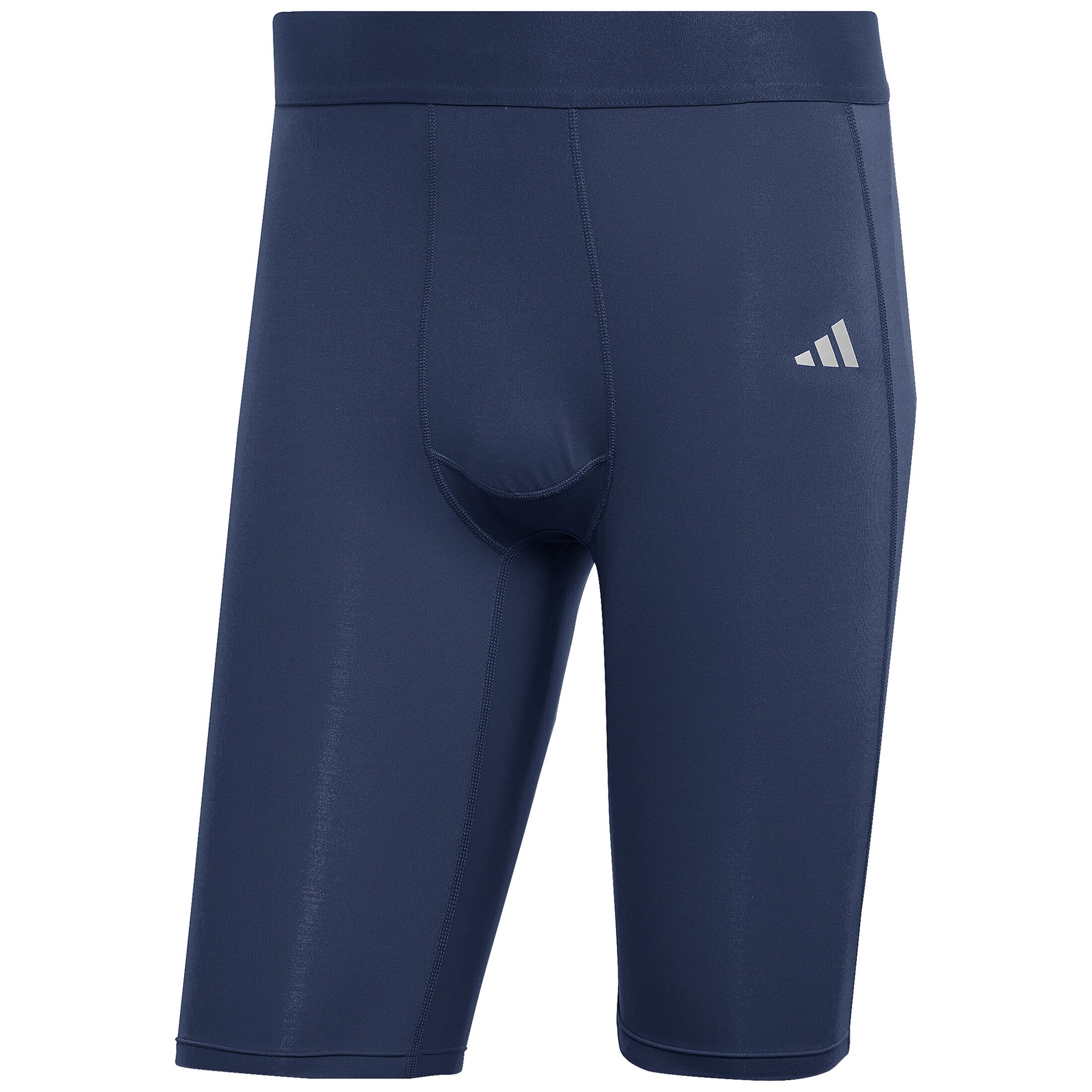 ADIDAS PERFORMANCE Skinny Sportunterhose in Blau: Vorderseite