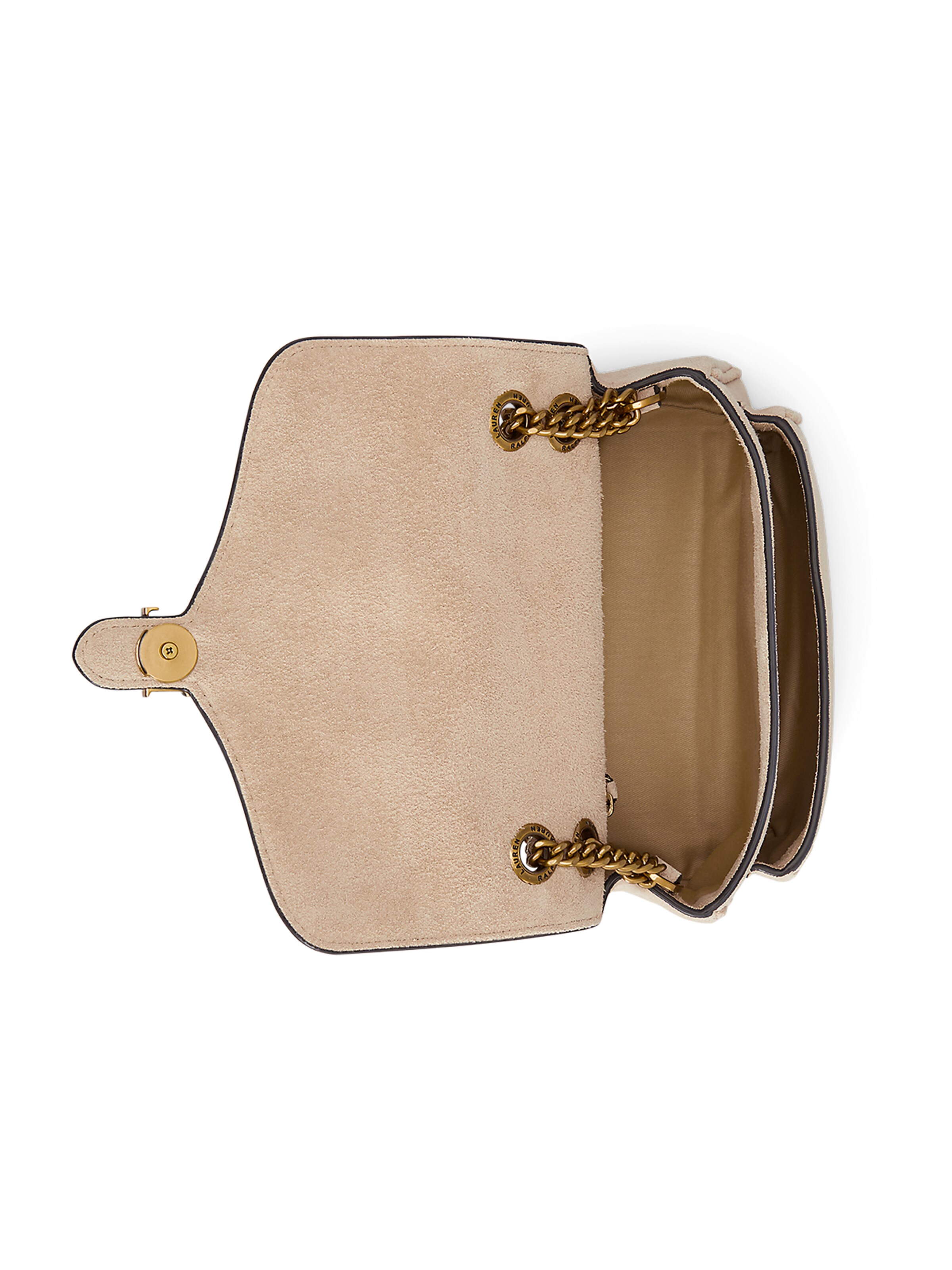 Borsa a tracolla 'BRADLEY' di Lauren Ralph Lauren in beige