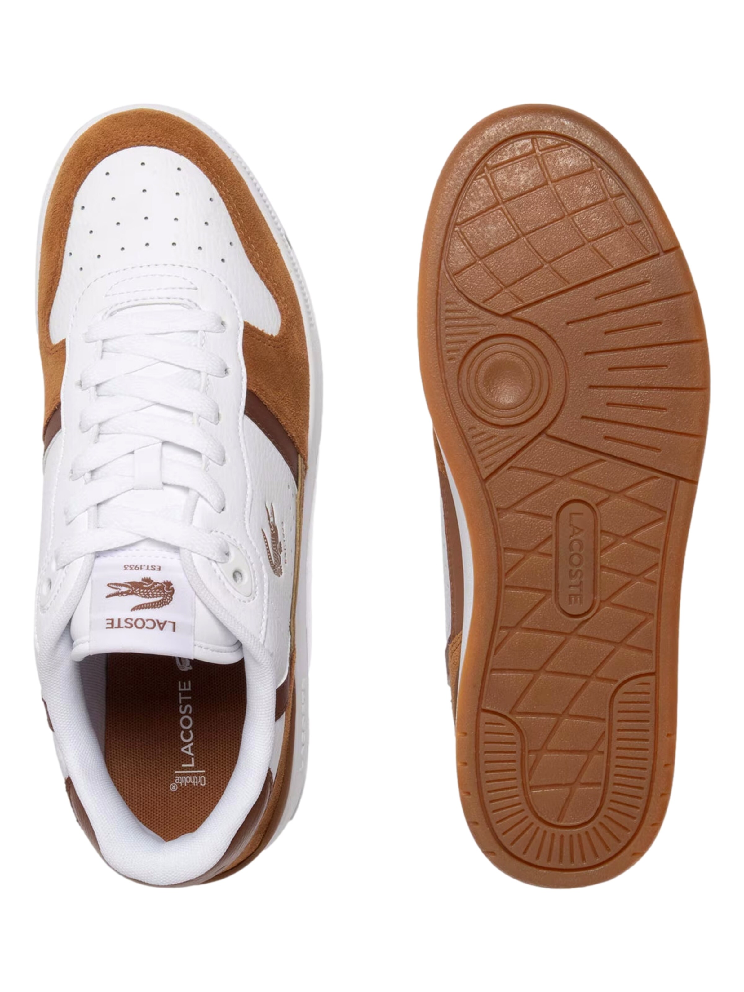 Baskets basses 'T-Clip Set' LACOSTE en blanc