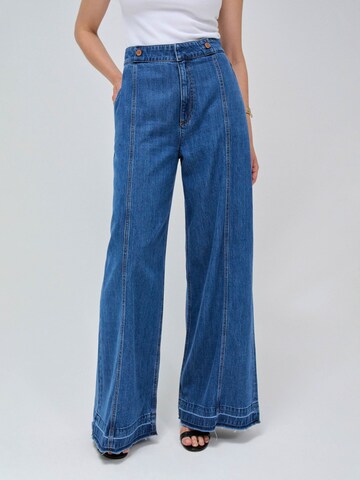 Salsa Jeans Wide leg Jeans in Blue: front