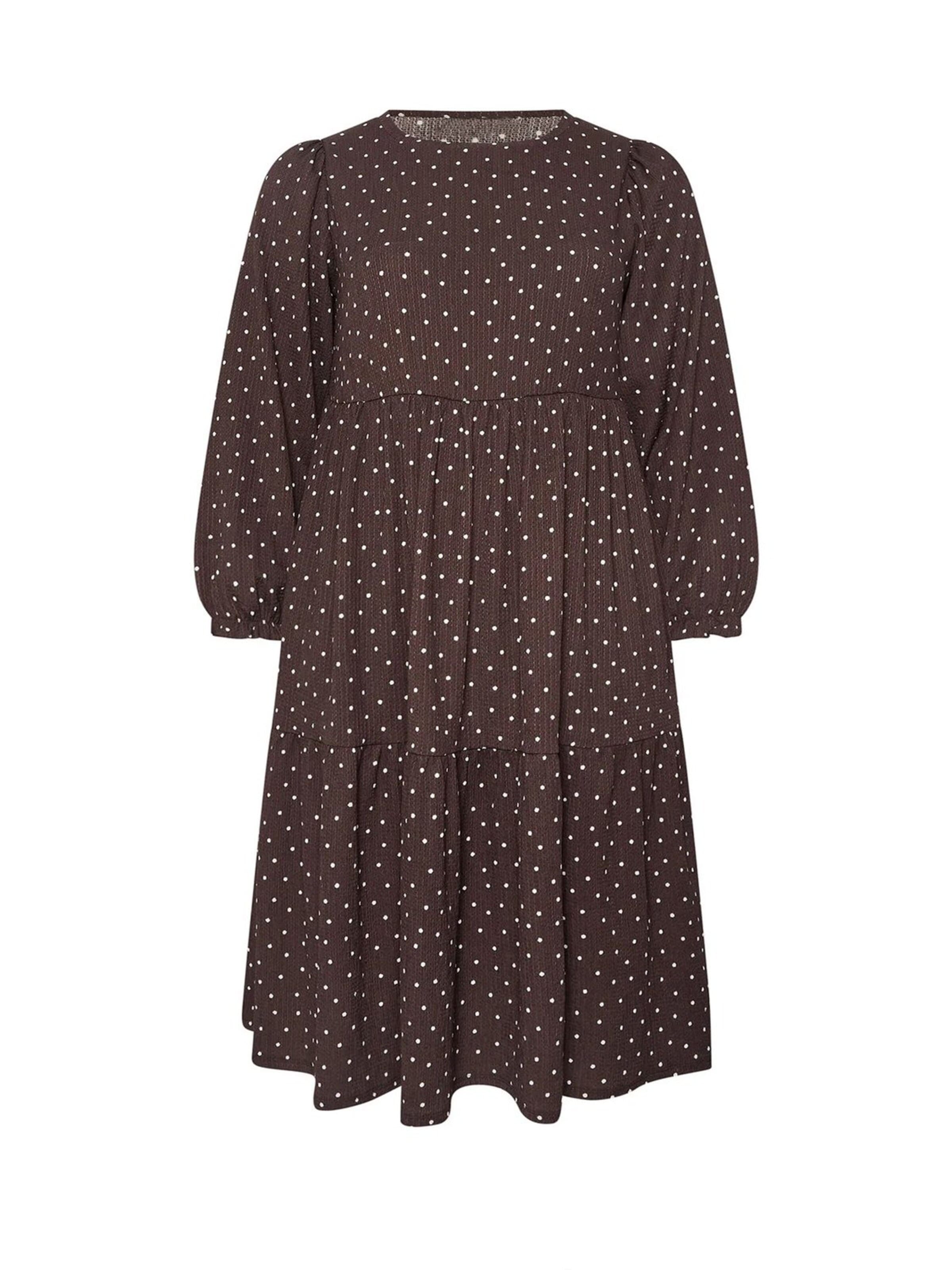 Robe Shape Of You en marron : devant