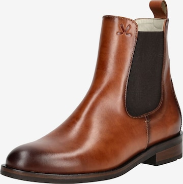 Chelsea Boots LLOYD SELECTED en marron : devant