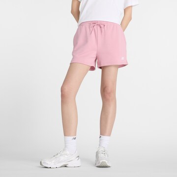 new balance Regular Pants in Pink: front