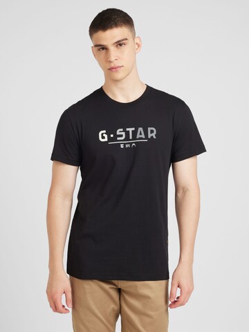 G-STAR Koszulka w kolorze czarny: przód