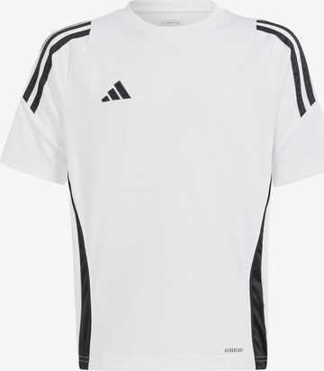 ADIDAS PERFORMANCE Functioneel shirt 'Tiro 24' in Wit: voorkant