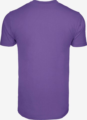 T-Shirt 'Merry Christmas Lights' Merchcode en violet
