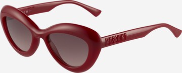 Lunettes de soleil MOSCHINO en rouge : devant