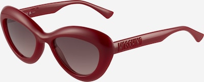 MOSCHINO Lunettes de soleil en lie de vin, Vue avec produit