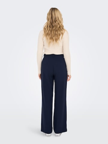 ONLY Loose fit Pleat-front trousers 'GRY' in Blue