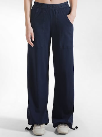 DEHA Wide Leg Sporthose in Blau: Vorderseite