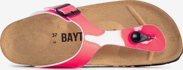 Tongs 'Mercure' Bayton en rose