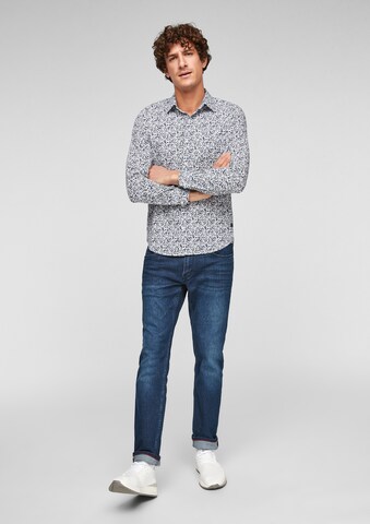 s.Oliver Slim Fit Hemd in Weiß