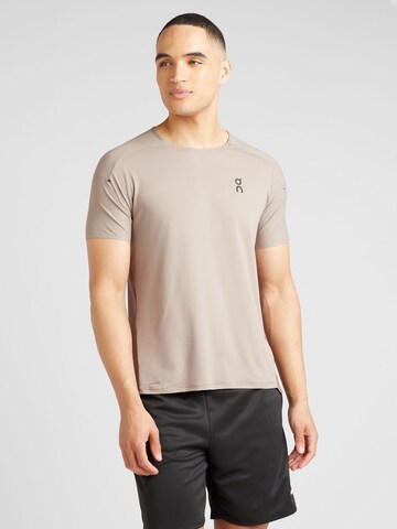 On Performance shirt in Grey: front