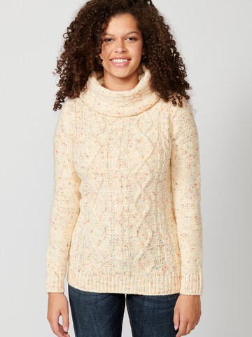 KOROSHI Pulóver - bézs: elől