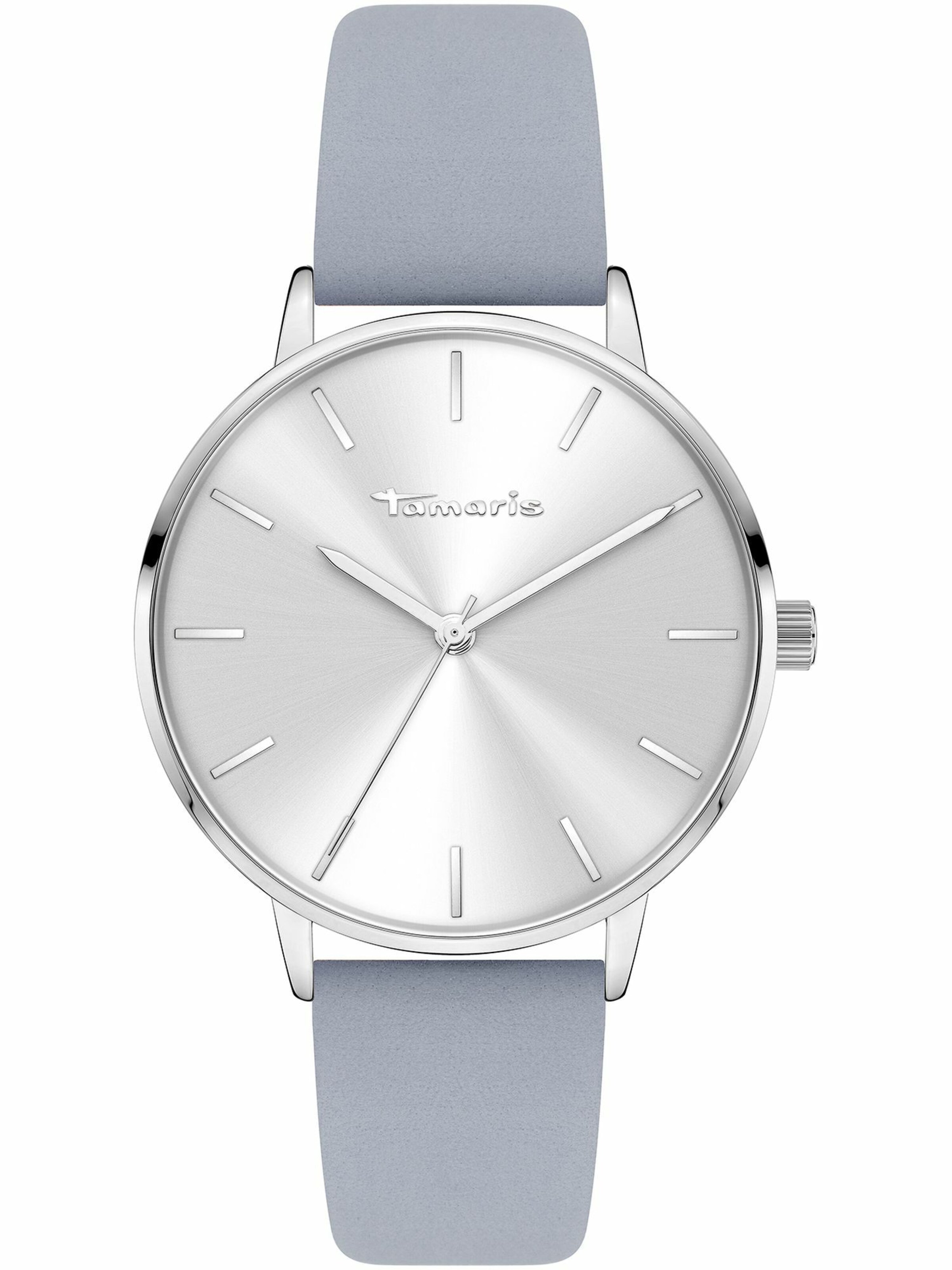 Tamaris Analoog horloge in Blauw: voorkant