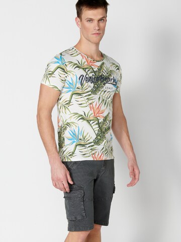 KOROSHI T-Shirt in Weiß