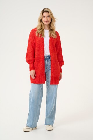Cardigan 'Katrina' Kaffe en rouge
