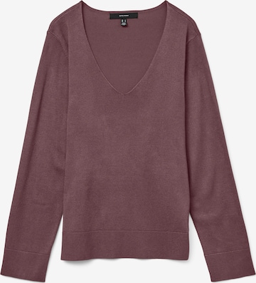 VERO MODA Свитер 'VMSILJE' в Ярко-розовый: спереди