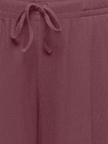 ONLY Carmakoma - Loosefit Pantalón 'CARVALA' en rojo