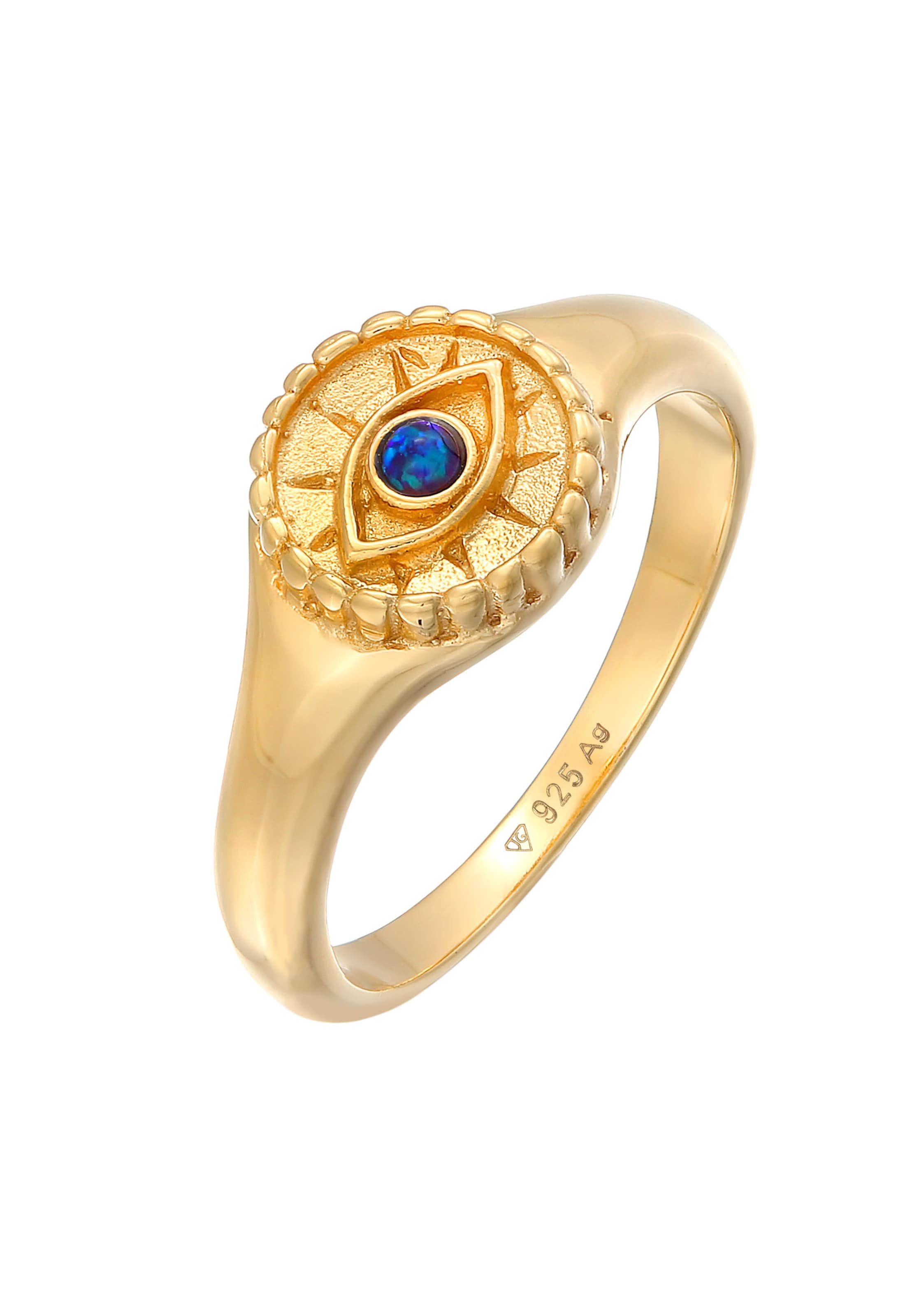 ELLI Ring 'Evil Eye' in Gold: front