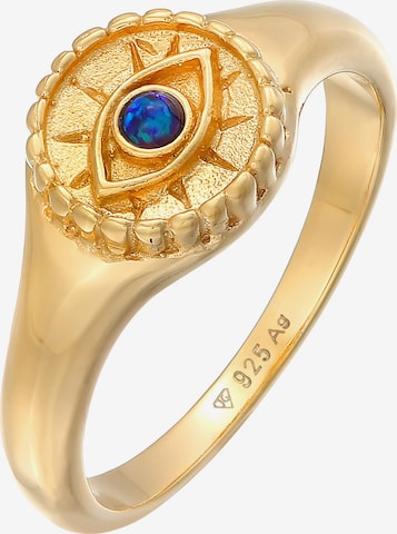 ELLI Ring 'Evil Eye' in Gold: Vorderseite