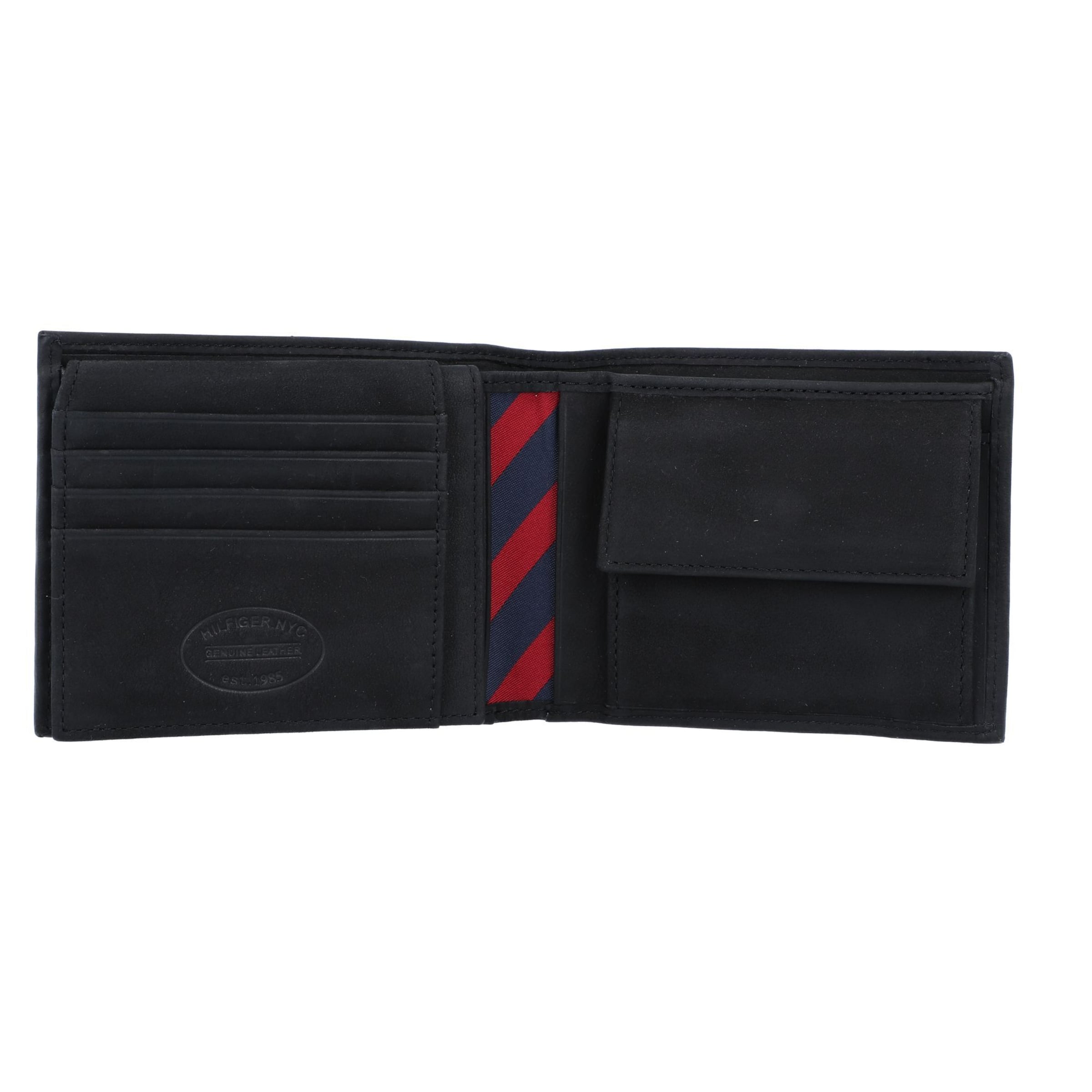 TOMMY HILFIGER Portemonnaie 'Johnson' in Schwarz