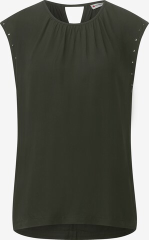 STREET ONE Blouse in Groen: voorkant