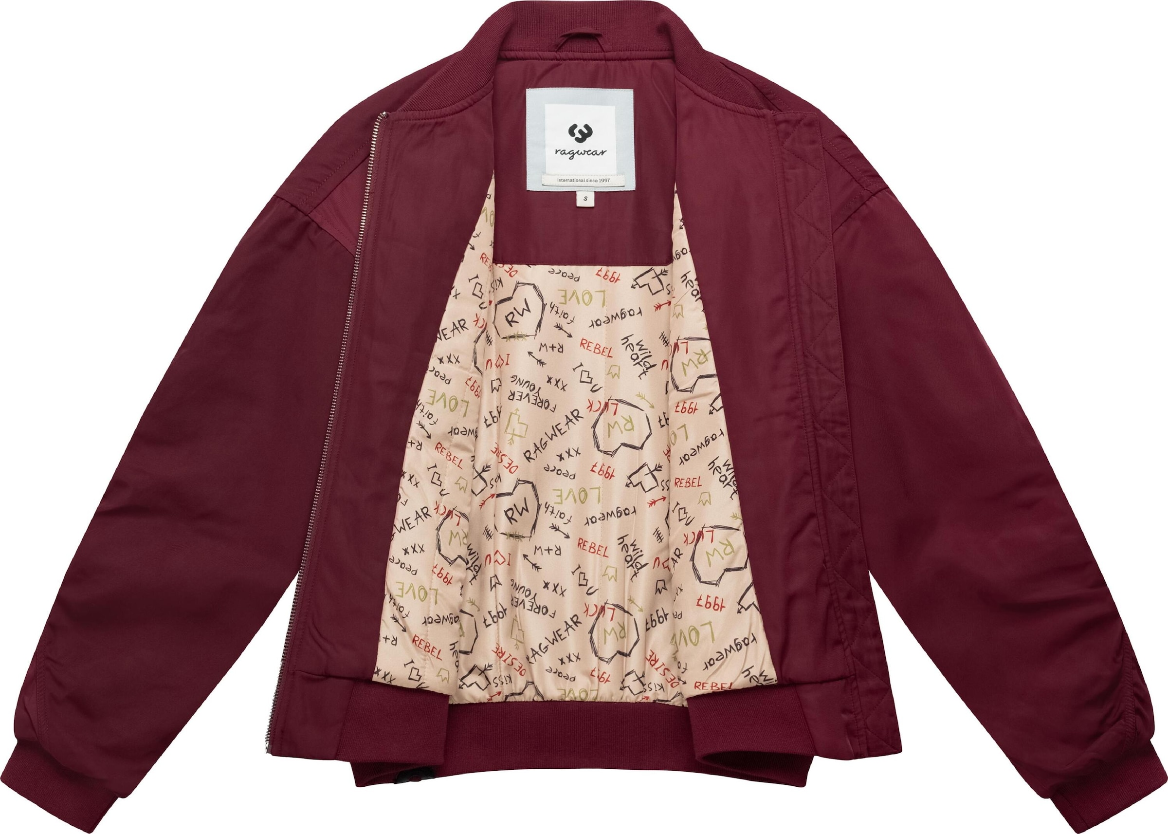 Ragwear Übergangsjacke 'Allyra Y' in Rot