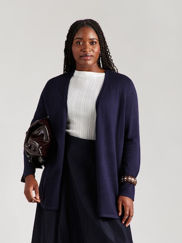 SAMOON Strickjacke in Blau: Vorderseite
