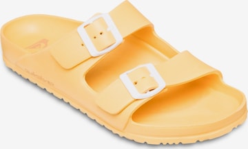 QUIKSILVER Sandalen 'Embark' in Geel: voorkant