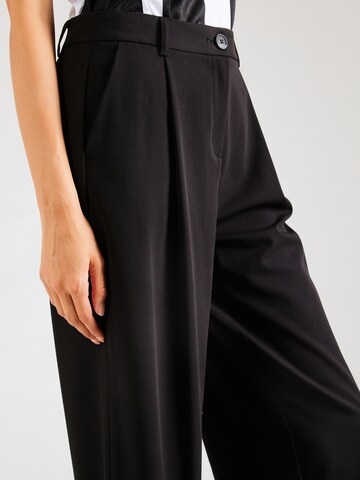 Tally Weijl Wide leg Παντελόνι πλισέ σε μαύρο