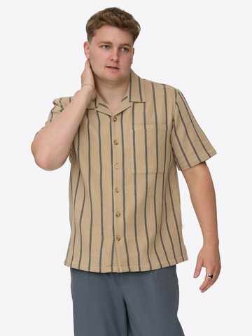 Dxnmxrk Shirt 'DXFridolin' in Beige: voorkant